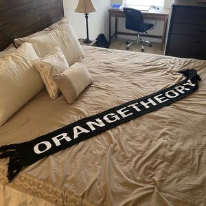 Black and white Orangetheory scarf